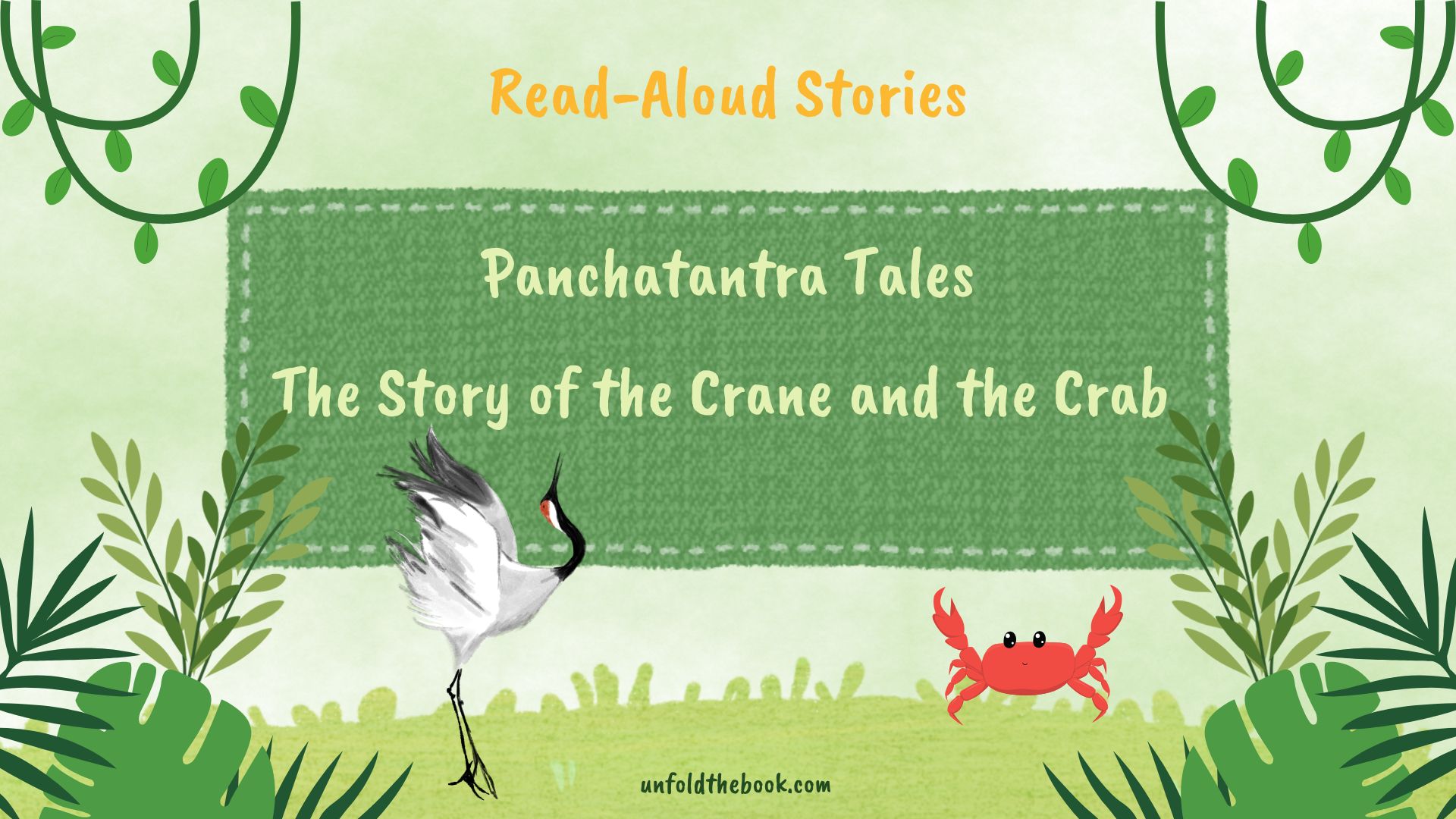 crane and the crab story, the crane and the crab moral story, crane and crab Panchatantra story, crane and the crab story with moral, Panchatantra crane and crab story, Panchatantra moral stories, short moral stories for kids, Indian moral stories, classic Panchatantra tales, kids moral story about intelligence, read aloud stories for kids, bedtime stories for kids